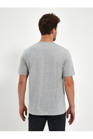 Ltb Bisiklet Yaka Basic Erkek T-Shırt Gri 01224845226089 - 217 Gri