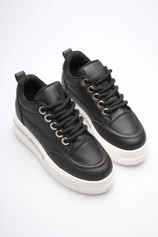 Trendella Siyah Kadın Gizli Topuklu Sneaker Tr04ms01a Beyaz