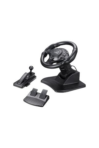 Suntek PS3 Xbox 360 İçin Yarış Oyun Tekerleği Pedalı 270 Derece Dönebilen Direksiyon Seti