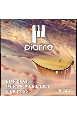 Piarro 0,25 Profosyonel Divan Saz Teli Takımı 3 Paket