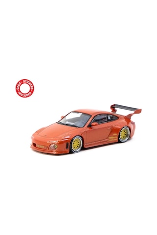 Tarmac Works 1/64 Old & New 997 Red Metallic Çok Renkli