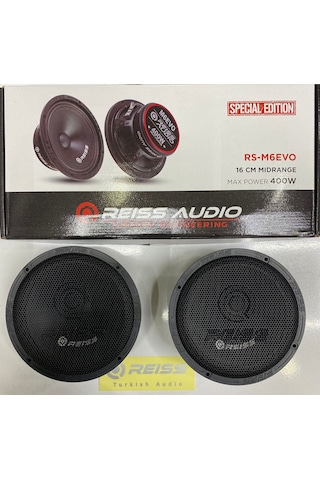 Reıss Audıo 16Cm Midrange Ciftti 800Wat 200Rms İki Adet