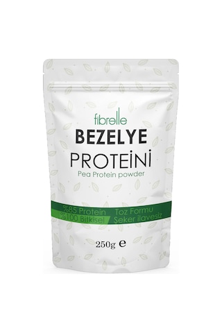Fibrelle Bezelye Proteini Tozu 250 Gr // Yüksek Protein Oranı // %85 Bezelye