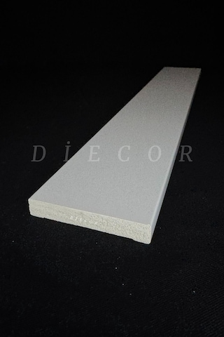 Diecor Dekoratif Boyanabilir 25 Adet 6 Cm Polistren Duvar Çıtası Beyaz 6 Cm Model:xa149