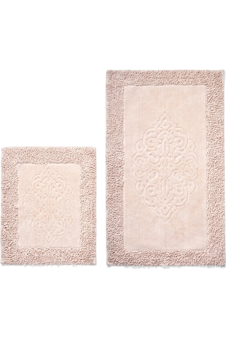 İva Home Collections Tiffany Pamuklu Klozet Takımı 2'li Pudra