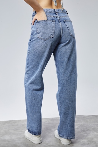 Cedy Denim Cedy Denım Yüksek Kalite Kadın Palazzo Yüksek Bel Cotton Jean Pantolon
