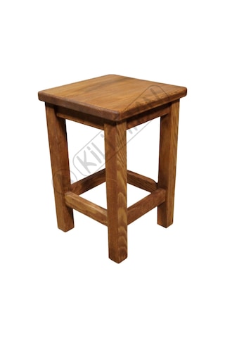 Ortoklaz Masif Ahşap Tabure