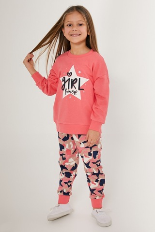 Rolypoly Girl Powers Pembe Kız Çocuk Eşofman Takımı Pembe