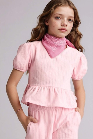 Defacto Kısa Kollu Bluz Kız Çocuk H5247a826smpn693 Pembe-pn693