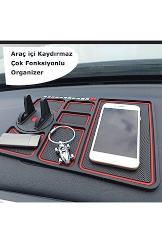 Kemboss Otomobil, Araç Içi Torpido Kaydırmaz Telefon Tutucu Numaratör Organizer