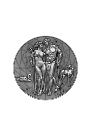AgaKulche Afrodit ve Adonis Gümüş Sikke Coin