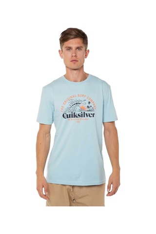 Quiksilver Sunsetwave Erkek Tişört Eqyzt07277-bgc0-mavi Mavi