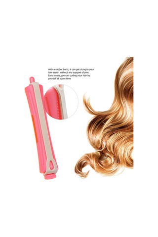 Youtek 12'li Saç Kıvırma Rulosu Seti - Islak/kuru Saçlar İçin Pratik Dalga Yapma Aracı