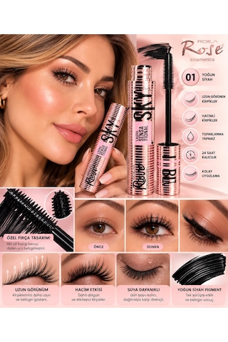 Rose Lash Sensa Tıonal Sky Mascara & Rimel 000 Black