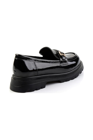 Bambi Siyah Kadın Loafer Ayakkabı K01179828112 Siyah