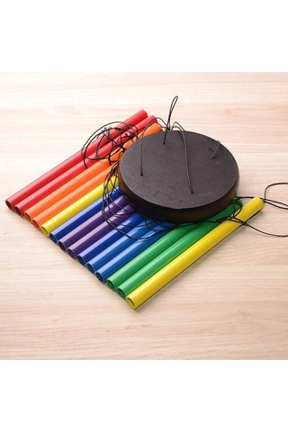 Açık Dekorasyon Metal Renkli Dönen Rüzgar Zil Süsleri Yaratıcı Hediye