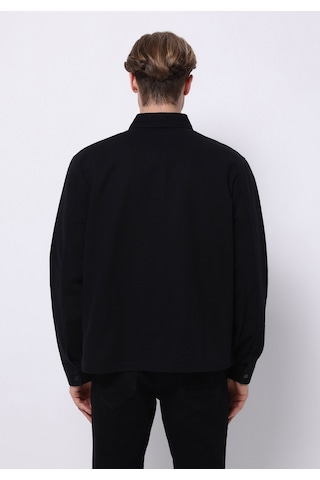 Colin's Colins Crop Fit Erkek Siyah Shacket Cl1075308 Q1.v1 Blk Siyah