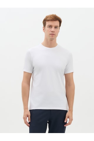 Karaca Erkek Modern Fıt Tişört-beyaz 11.25s.06.623 Beyaz