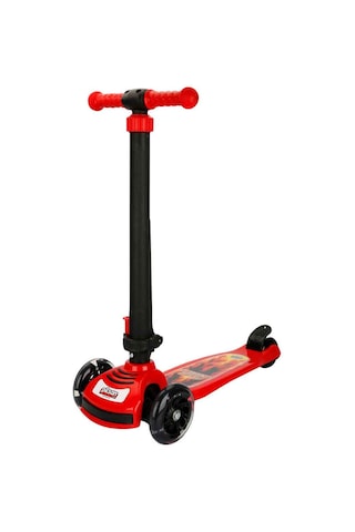 Pilsan Power Işıklı 3 Tekerlekli Scooter Kırmızı 07 354