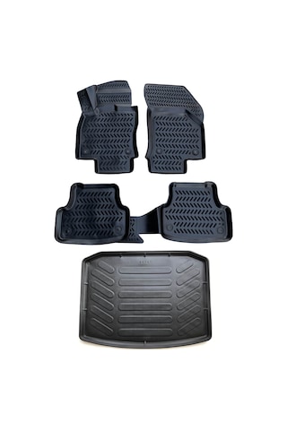 Skoda Karoq 3D Paspas+Bagaj Havuzu Seti