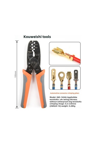 Geeroyoo Molex Ve Tyco Terminal Bağlantıları İçin Iws-1424a Profesyonel Presli Nakış Aleti - Dayanıklı Malzeme İle Güvenli Bağlantılar