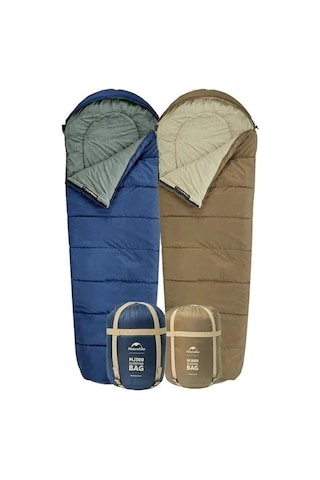 Naturehike Mj600 Mumya Tipi Pamuklu Uyku Tulumu Navy Blue