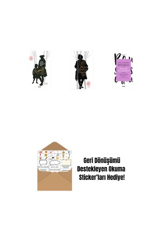 Emile Ya Da Eğitim Üzerine + Yalnız Gezerin Hayalleri + Toplum Sözleşmesi + Okuma Sticker'ları
