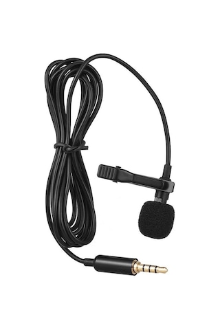 Jms Ey-510a Akıllı Telefon Dslr Kamera Bilgisayar İçin Mini Taşınabilir Klipsli Kondenser Yaka Mikrofonu