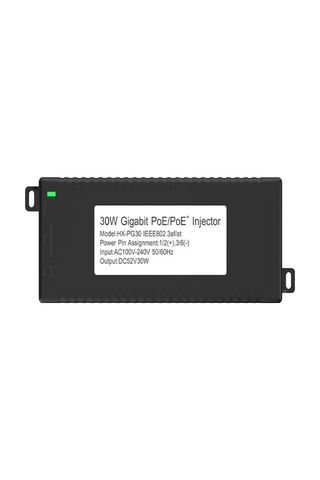 Anunnaki An1030 Gigabit Poe Injector 30w 1000mbps Ieee802.3af/at Ip Kamera Network Güç Adaptörü