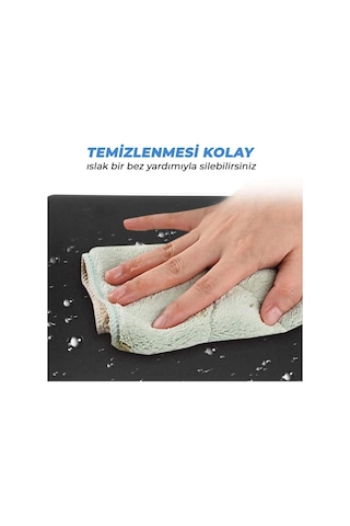 Sonictouch Mavi Ay Karanlık Ufuk Gamer Oyuncu Dikişsiz Sıvı Geçirmez Klavye Mouse Pad 32x70cm Mousepad