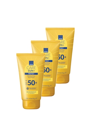 Avon Sun+ Protect Nemlendirici Güneş Kremi SPF50+ 3 x 150 ML