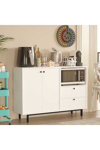 Mocha Kahve Köşesi Çok Amaçlı Dolap Mutfak Dolabı Ma2-w