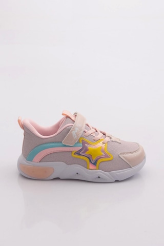 Marco Kids 03-26y316 Çocuk Filet Işıklı Spor Ayakkabı Pembe