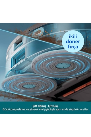 Philips 5000 Serisi XU5100/10 Islak & Kuru Robot Süpürge Siyah