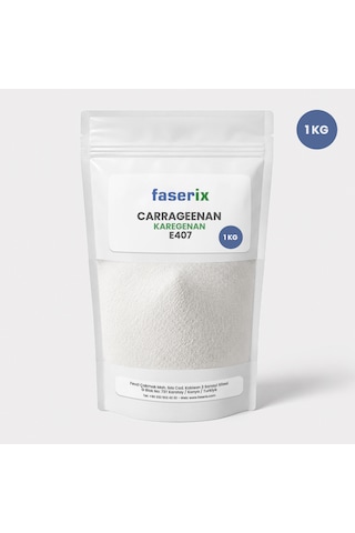 Carrageenan / Karegenan E407 Kıvam Artırıcı Ve Jel Oluşturucu Gıda Katkısı 1kg