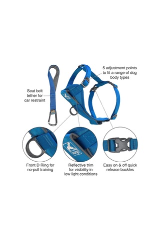 Köpek Koşum Takımı Evcil Hayvan Yürüyüş Koşumu No Pull Harness Ön Klips Fonksiyonu Antrenman İçin Dahil