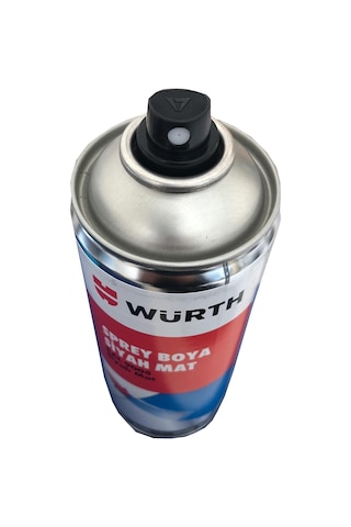 Würth Sprey Tampon Boyası Siyah Mat 400 Ml N11.781