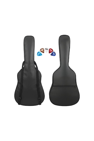 Midex Gk-40k Klasik Gitar Çantası Kaliteli Siyah Kılıf