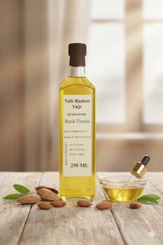 Aktar Diyarı Tatlı Badem Yağı 250 ML