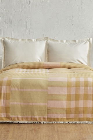 Karaca Home Striped %100 Pamuk Çift Kişilik Müslin Pike Yavruağzı 200.22.11.0295