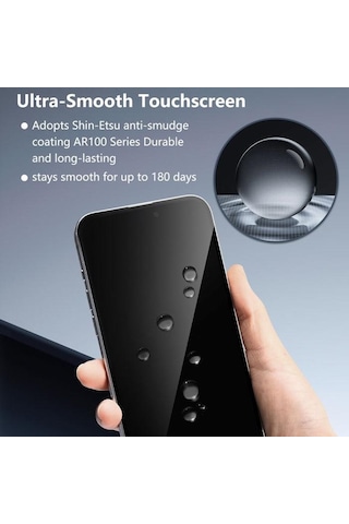 Joyroom Apple Uyumlu iPhone 16 Pro Gerçek Corning Gorilla Glass Cam Ekran Koruyucu