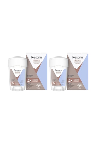 Rexona Clinical Protection Shower Clean Kadın Stick Deodorant 2 x 45 ML