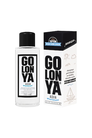 Golonya Tuzsuz Deniz Kokulu Cam Şişe Kolonya 250 ML