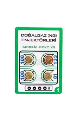 Doğalgaz Enjektör Ocak Dönüşüm Set 7 Lik - 298819307