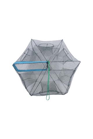 Xindoker 6 Delikli Kare Balık Ve Karides Tutma Ağı - Balık Avı Kafesi, Pratik Taşıma Ve Saklama