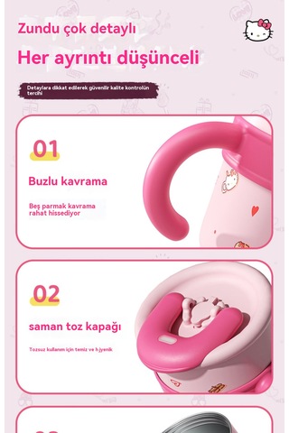 Sanrio Büyük Kapasiteli Termos Bardak-hello Kitty