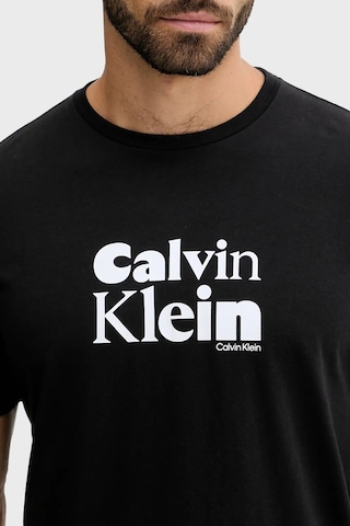 Calvin Klein Erkek T Shirt Lv04rd820g Ub1 Siyah Siyah