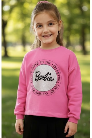 Barbie Kız Çocuk Sweatshirt Pembe