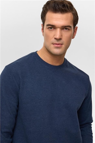 SÜVARİ Lacivert Regular Düz Bisiklet Yaka Sweatshirt Lacivert