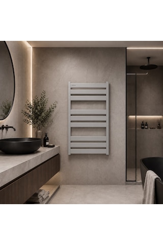 Alüminyum Mat Gri 50x90 Petsa Slim Havlupan